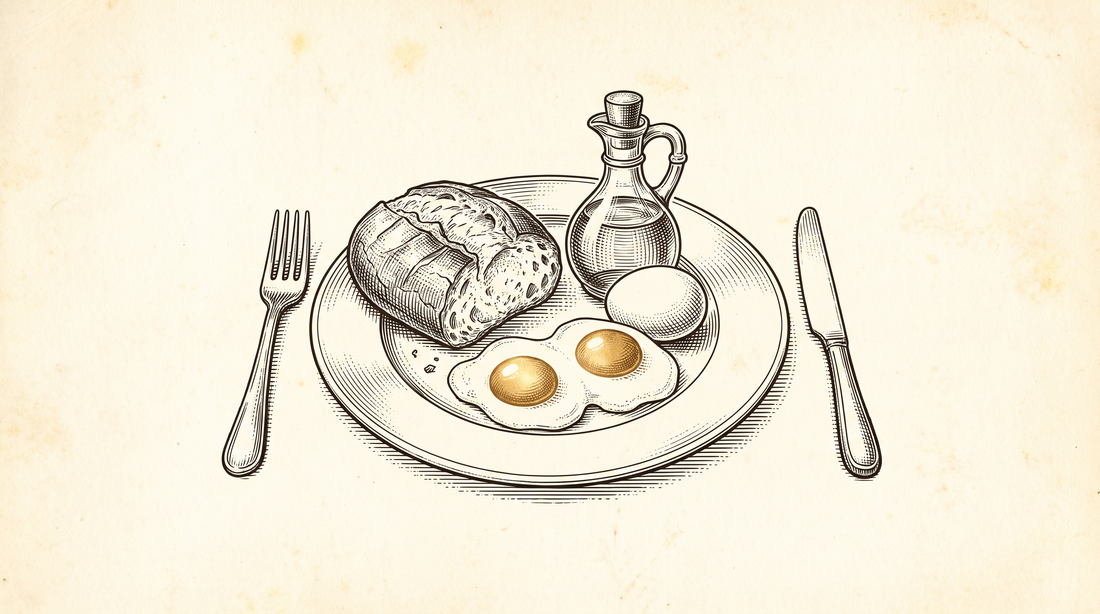 What to Eat Before Drinking — engraved illustration