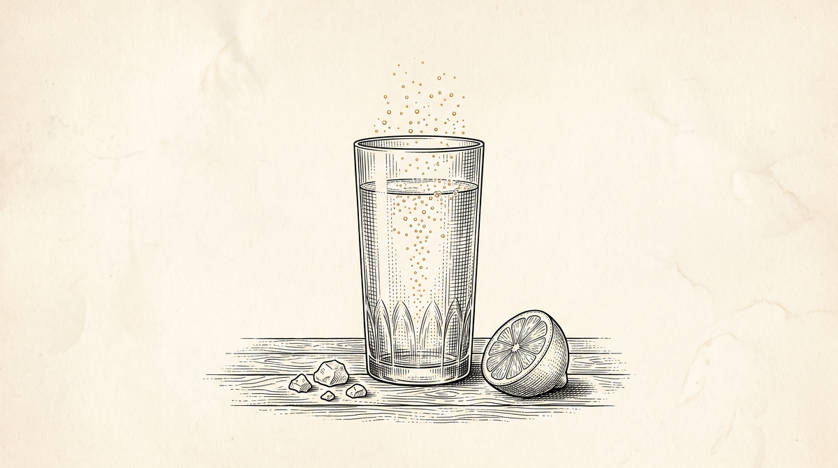 Electrolyte Drink for a Hangover: What to Look For — engraved illustration